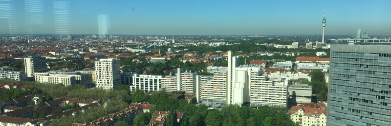 Ausblick IBM Tower UnternehmerTUM München