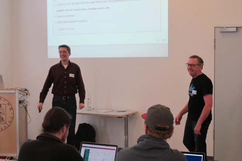 DevOps Gathering Docker Captains Stefan Scherer and Dieter Reuter