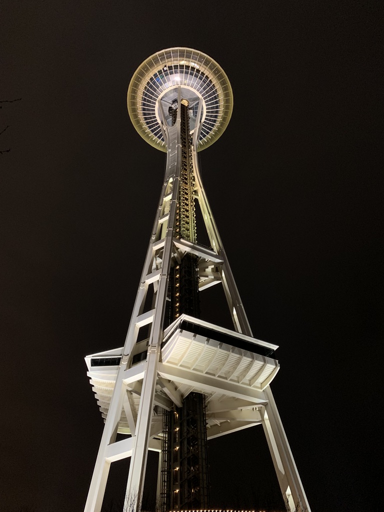 Space Needle by night